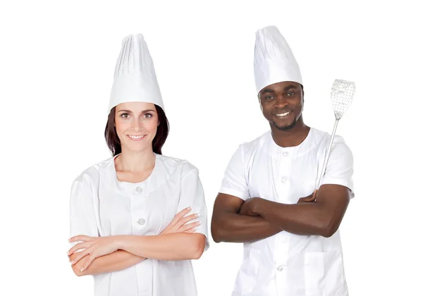 Lavoro di squadra di cucina — Foto Stock