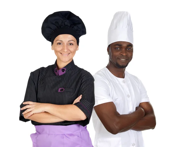 Teamwork of chefs — Stock Photo, Image