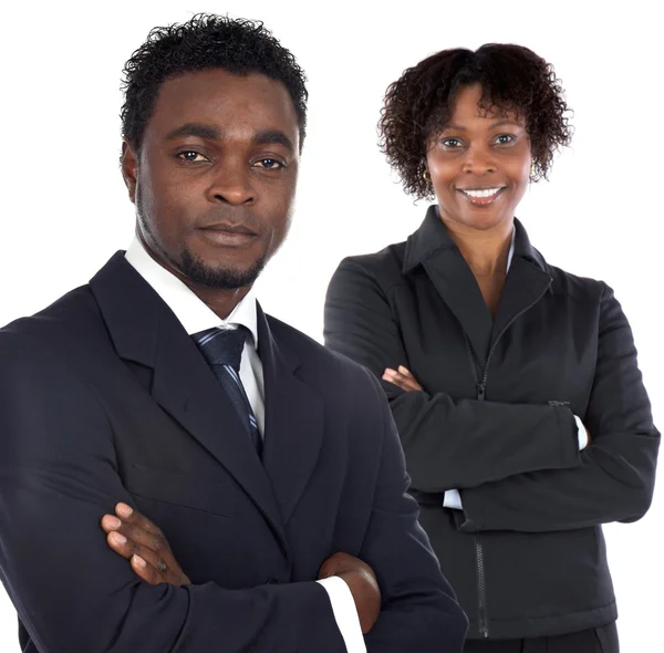 Couple of young executives — Stock Photo, Image