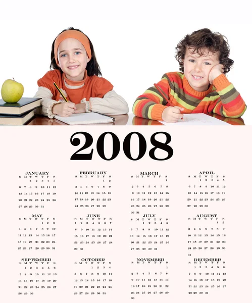 Kalender för 2008 — Stockfoto