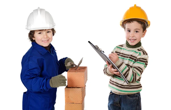 Worker and supervisor — Stock Photo, Image
