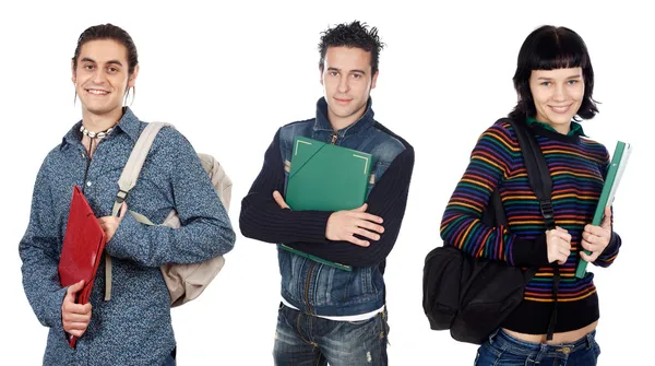 Group of young students — Stock Photo, Image