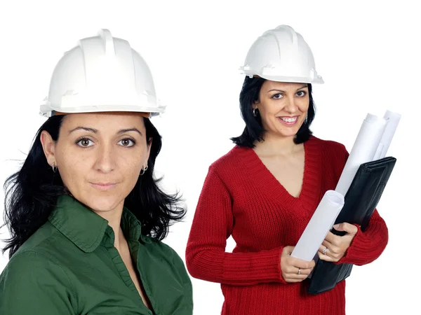 Nők építész csapat irányítása — Stock Fotó