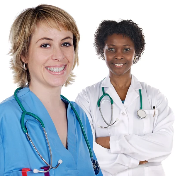 Duas mulheres médico — Fotografia de Stock