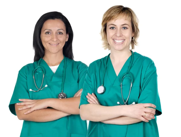 Δύο γυναίκες γιατρό — Φωτογραφία Αρχείου