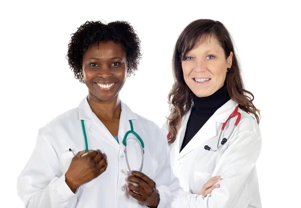 Δυο γιατροί γυναίκα — Φωτογραφία Αρχείου