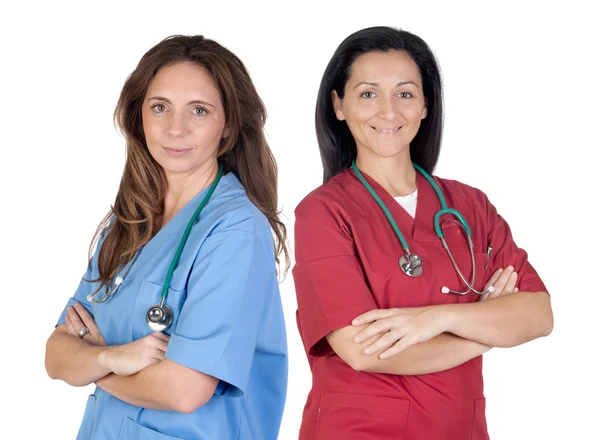 Δύο γυναίκες γιατρό — Φωτογραφία Αρχείου