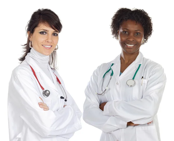 Több-etnikumú orvosi csapat — Stock Fotó