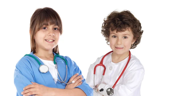 Paar van toekomstige artsen — Stockfoto