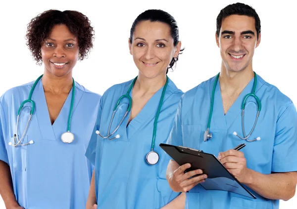 Multiethnisches medizinisches Team — Stockfoto