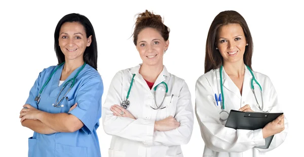 Team junger Ärzte — Stockfoto