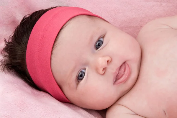 Noworodek noworodka oczy niebieskie — Zdjęcie stockowe
