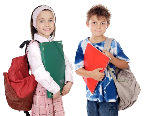 Two brothers students Stock Image