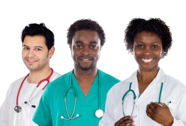 Team of young doctors Stock Image