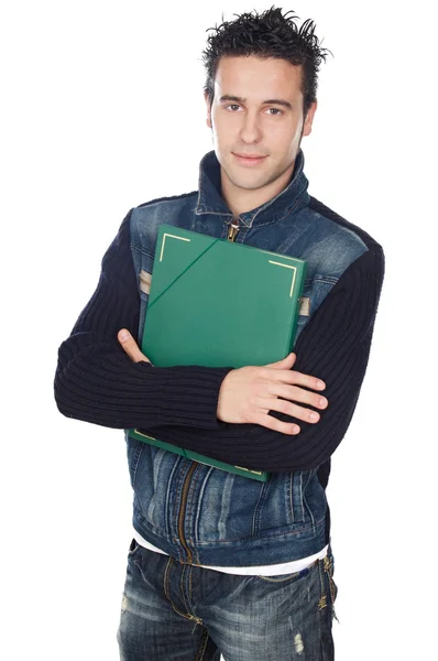 Attractive boy student Royalty Free Stock Images