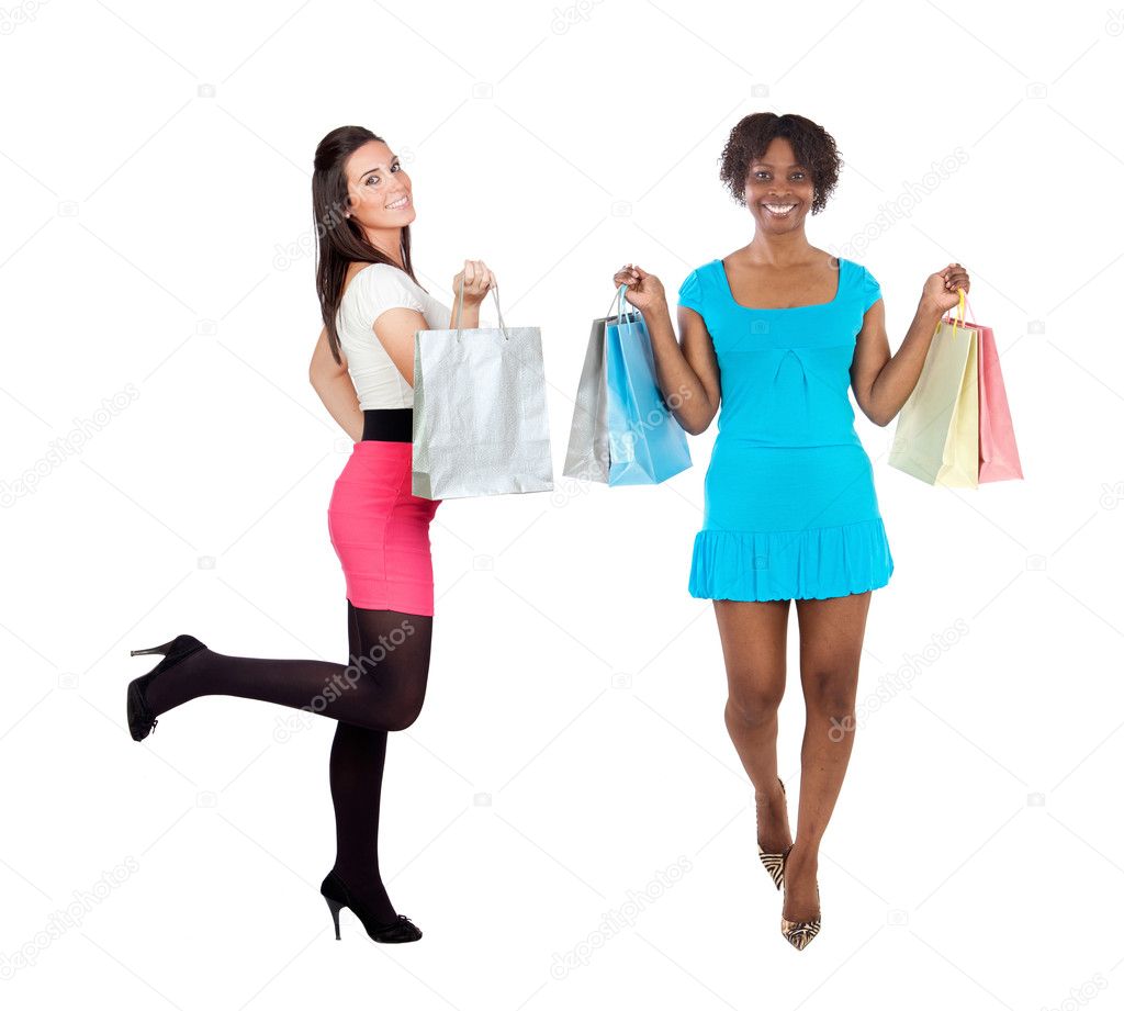 Mädchen Shopping Mädchen Shopping