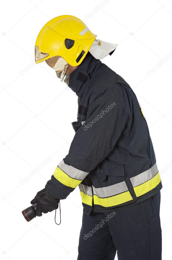 Fireman extinguishing the fire fireman extinguishing the fire fi