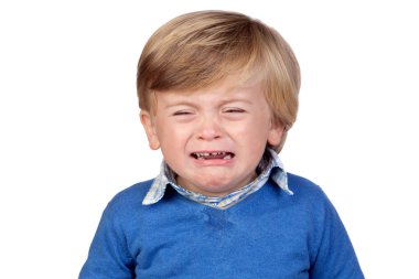 Beautiful baby crying clipart