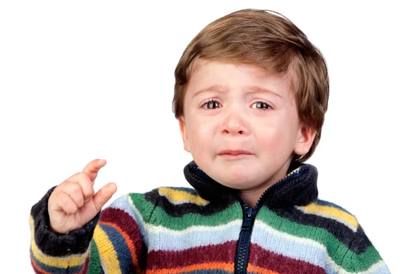 Ребенок плачет — стоковое фото