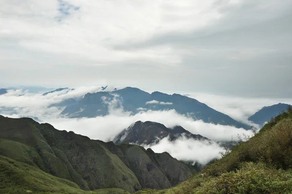 stock image Mountain Ridges and Clouds