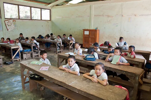 Laotiaanse schoolkinderen — Stockfoto