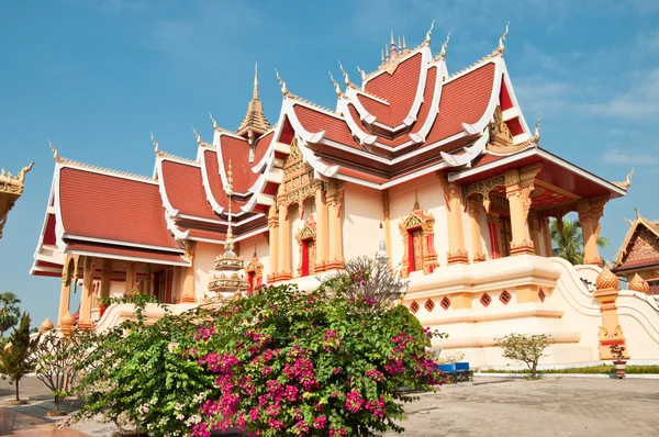 Templo de Laotian Fotos De Bancos De Imagens