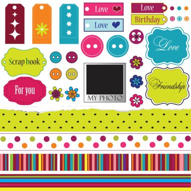 Elements for scrap-booking clipart