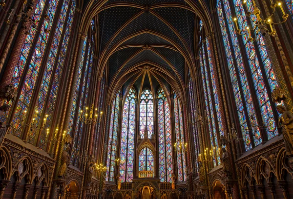 Sainte-Chapelle Chapel in Paris, France. – Stock Editorial Photo ...