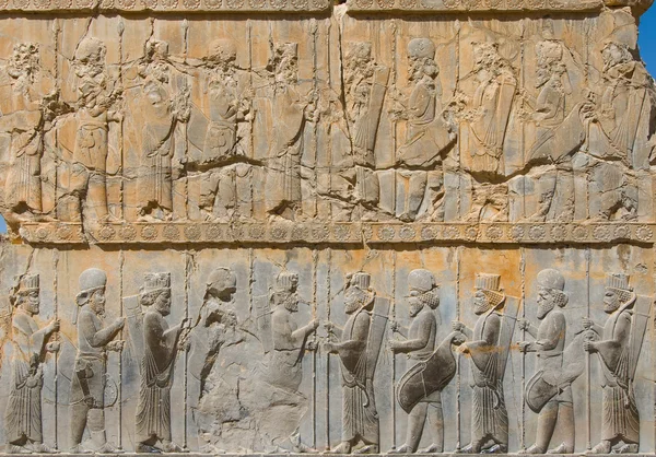 Ancient bas-reliefs of Persepolis, Iran — Stock Image Ancient bas-reliefs of Persepolis, Iran Stock Image