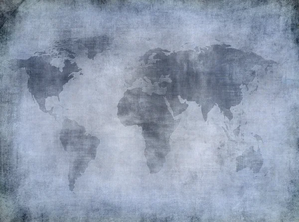 Grunge map of the world