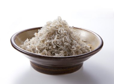 Japanese cuisine, dried small White clipart