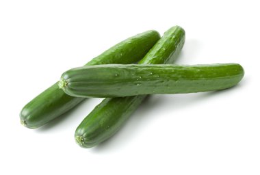 Green cucumbers clipart