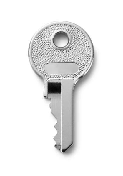 Κλειδί πάνω σε άσπρο — Φωτογραφία Αρχείου