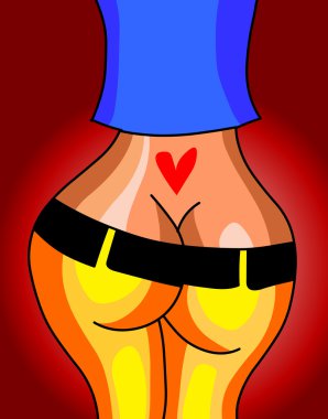 Booty Shaker Cartoon clipart