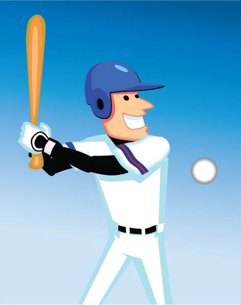 Baseball Batter — Stock Vector
