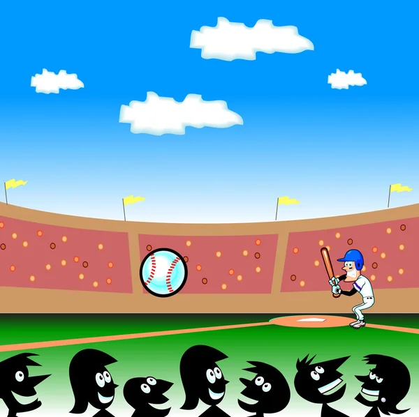 Baseballschläger — Stockvektor