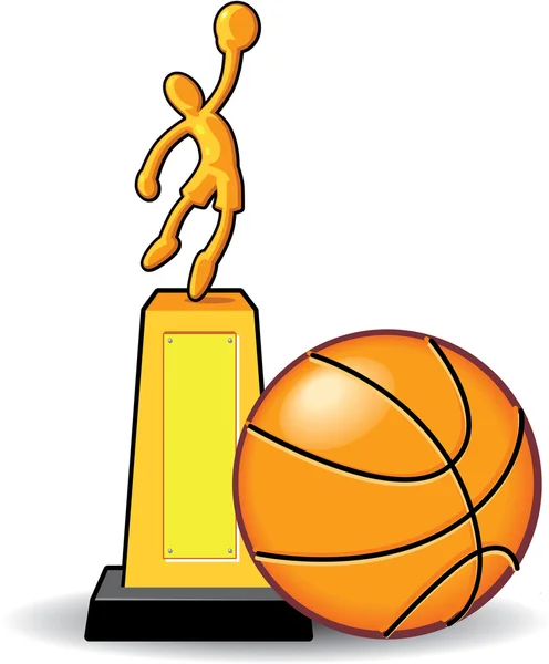Trofeo de Baloncesto — Archivo Imágenes Vectoriales