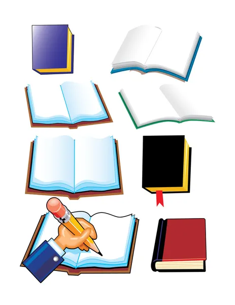 Book Icons — Stock Vector