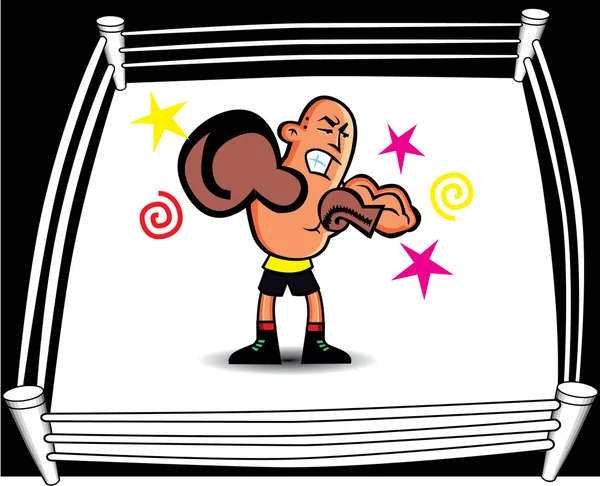 Boxing Characters — Stock Vector