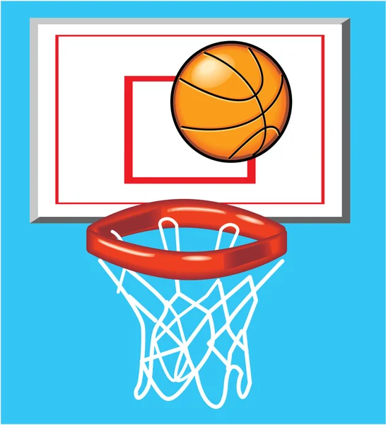 Basketbalhoepel — Stockvector