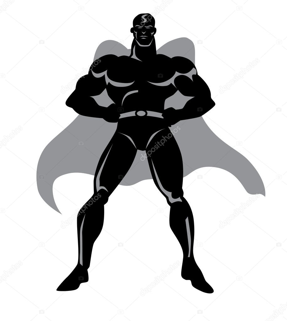 Black Super Hero Cartoon
