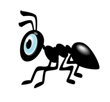 Ant Cartoon Icon clipart
