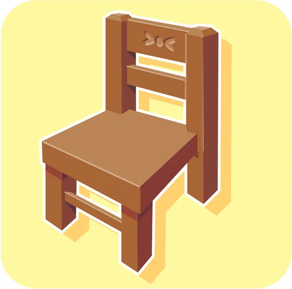 Καρέκλα κινουμένων σχεδίων — Διανυσματικό Αρχείο