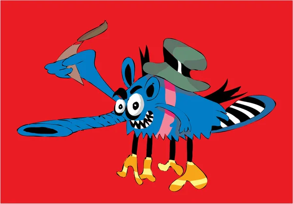 食蚁兽卡通图标 — 图库矢量图片