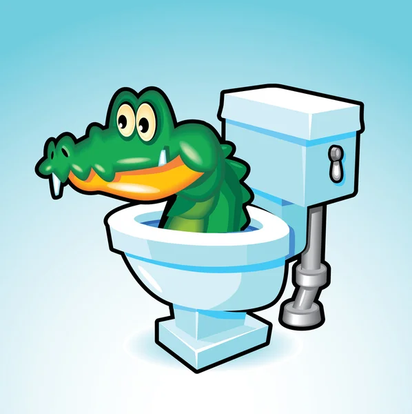 Alligator cartoon — Stock vektor