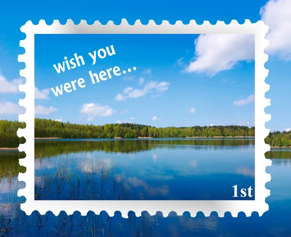 "Wish you were here" — Stock Photo, Image