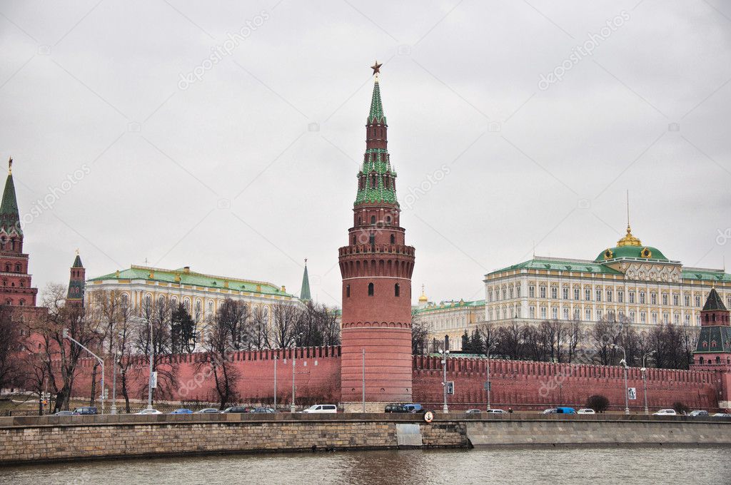 The panoramic view of Kremlin