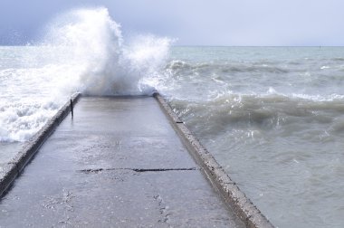 Bulutlu mistik Karadeniz