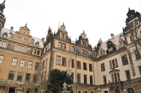 Dresdner Residenzschloss (Castillo de Dresde ), — Foto de Stock