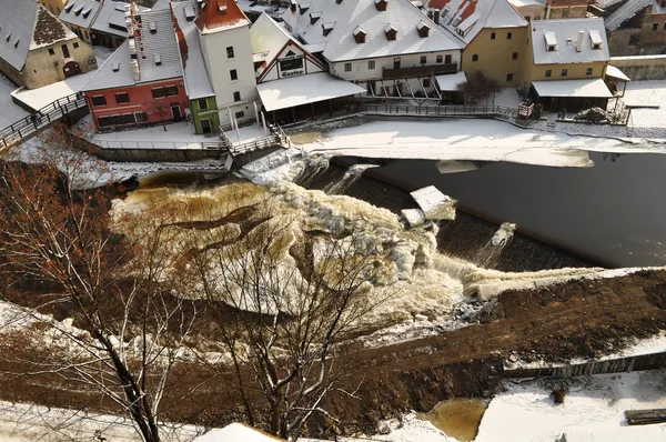 Utsiktsplattform av krumlov, Tjeckien — Stockfoto